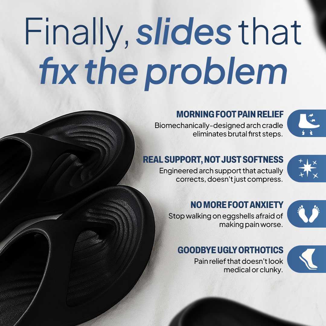 Loona Slides Comfort Arch Support Flops