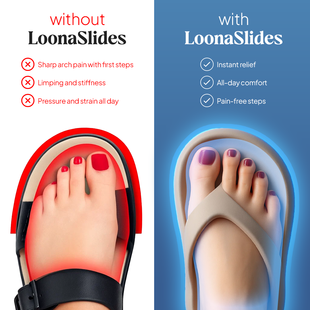 Loona Slides Comfort Arch Support Flops